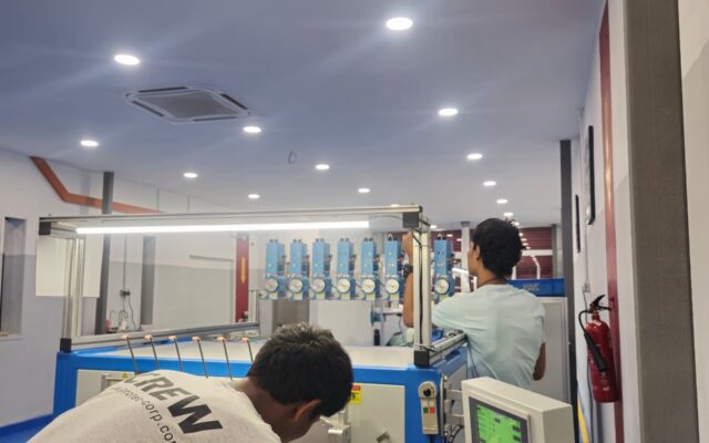 Coil in production